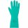 Nitril Chemikalienschutz-Handschuh velourisiert grün Gr. 9