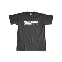 Montana T-Shirt Typo+Logo Charcoal Größe L (1...