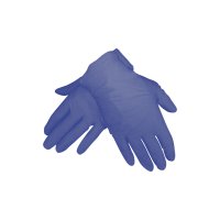 MP Latex handgloves blue XL 50 pcs. pack